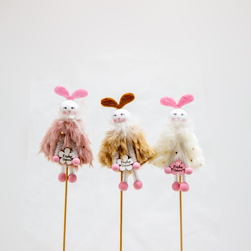 Pick Coelho de Veludo 30cm ( 6 Un.)